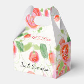 Prachtige bruiloft gast gunst box bedankdoosjes (Voorkant Zijde)