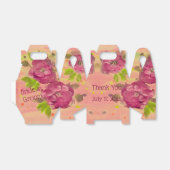 Prachtige bruiloft gast gunst in roze bedankdoosjes (Uitgevouwen)