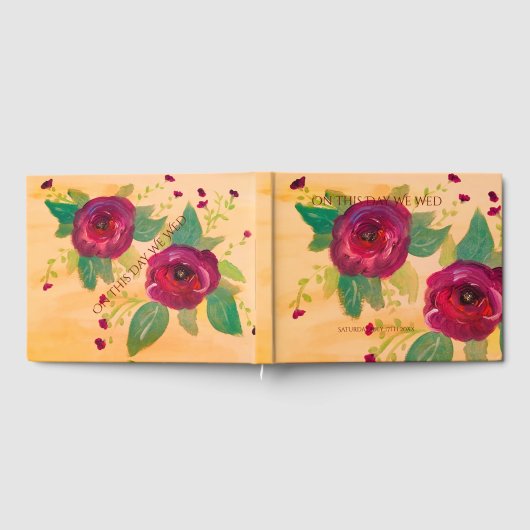 Prachtige bruiloft gastenboek (Volledig)