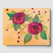 Prachtige bruiloft gastenboek (Achterkant)