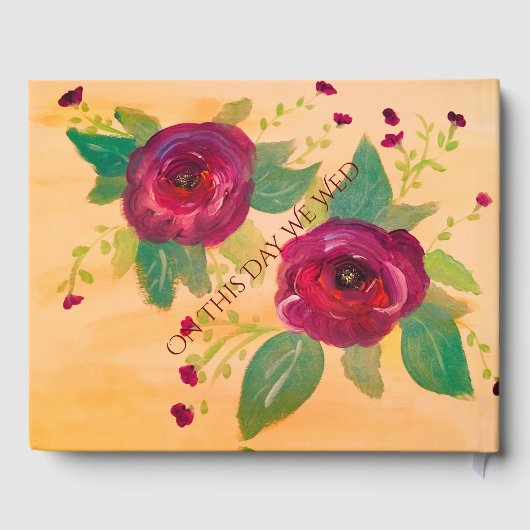 Prachtige bruiloft gastenboek (Achterkant)