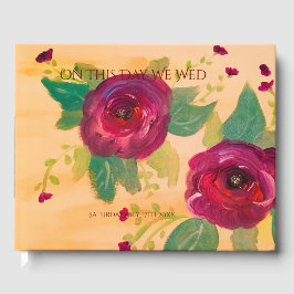 Prachtige bruiloft gastenboek