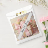 Prachtige bruiloft geschenkdoos met bloemen bedankzakje (Gezegeld)