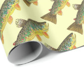 Prachtige bruine forel voor vliegende jongens en g cadeaupapier (Rol Hoek)