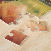 Prachtige bruine paarden hardloopdieren legpuzzel (Zijkant)