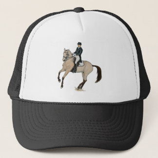 Prachtige Buckskin Dressage Horse Art Trucker Pet