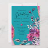 Prachtige budgettaire roze Blauwgroen Floral Agate (Voorkant)