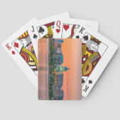 Prachtige buitenste schoorsteen van speelkaarten (Achterkant)