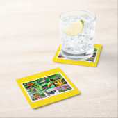 Prachtige Butterflies Collage, 9 Foto's Kartonnen Onderzetters (Insitu)