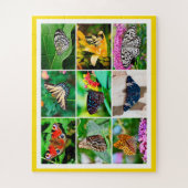 Prachtige Butterflies Foto Collage, 56 stuks oud Legpuzzel (Verticaal)