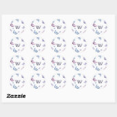 Prachtige Butterflies Ronde Sticker (Vel)