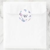 Prachtige Butterflies Ronde Sticker (Tas)