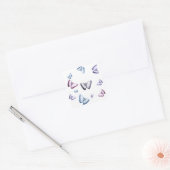 Prachtige Butterflies Vierkante Sticker (Envelop)