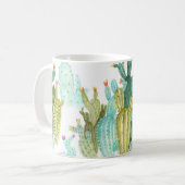 Prachtige cactussen, succulenten, cactus bloomi koffiemok (Voorkant links)
