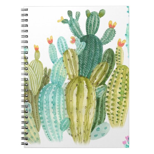 Prachtige  cactussen, succulenten, cactus bloomi notitieboek (Voorkant)