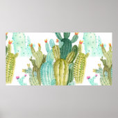 Prachtige  cactussen, succulenten, cactus bloomi poster (Voorkant)