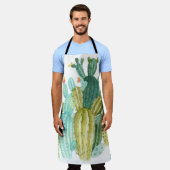 Prachtige  cactussen, succulenten, cactus bloomi schort (Gedragen)