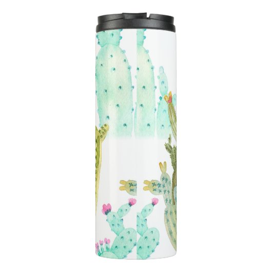 Prachtige  cactussen, succulenten, cactus bloomi thermosbeker (Achterkant)