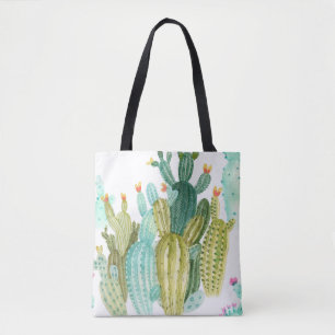 Prachtige cactussen, succulenten, cactus bloomi tote bag