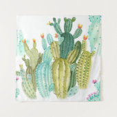 Prachtige cactussen, succulenten, cactus bloomi wandkleed (Voorkant)