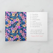 Prachtige cadeau-ideeën voor tante vlinder kaart (Binnen)