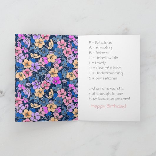 Prachtige cadeau-ideeën voor tante vlinder kaart (Binnen)