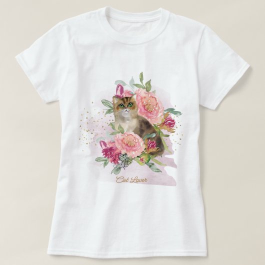 Prachtige cadeau voor een kattever t-shirt (Design voorkant)