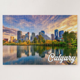 Prachtige Calgary, Alberta, Canada Legpuzzel