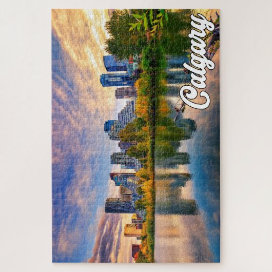 Prachtige Calgary, Alberta, Canada Legpuzzel (Verticaal)