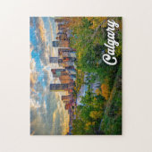 Prachtige Calgary, Alberta, Canada Legpuzzel (Verticaal)