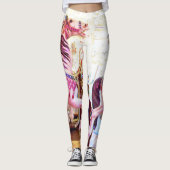 Prachtige Carousel Horse #4 Leggings (Voorkant)