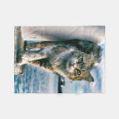 Prachtige Cat Fleece Deken (Voorkant (Horizontaal))