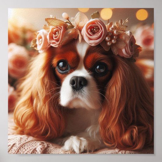 Prachtige Cavalier King Charles Spaniel Poster (Voorkant)