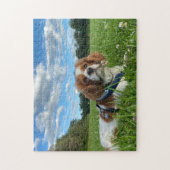 Prachtige Cavalier King Charles Spaniel Puzzel (Verticaal)