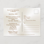 Prachtige Cheap, 50e Jubileum Save the Date, Briefkaart (Achterkant)