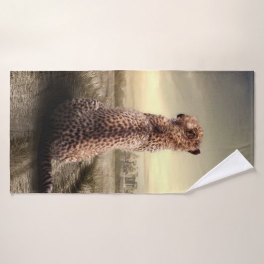 Prachtige cheetah badhanddoek (Badhanddoek)