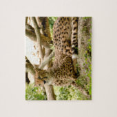 Prachtige Cheetah Beauful Cat-foto Legpuzzel (Verticaal)