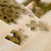 Prachtige Cheetah Beauful Cat-foto Legpuzzel (Zijkant)