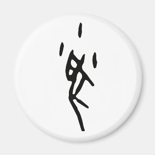 Prachtige Chinese Dierriem-Rat-#001- Magneet