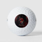 Prachtige Chinese draak Golfballen (Voorkant)
