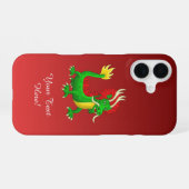 Prachtige Chinese Draak iPhone 16 Hoesje (Achterkant horizontaal)