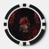 Prachtige Chinese draak Poker Chips (Voorkant)