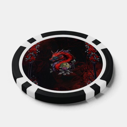 Prachtige Chinese draak Poker Chips (Enkel)