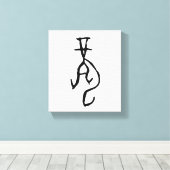 Prachtige Chinese Zodiac-Dragon#001- Canvas Afdruk (Insitu (Houten vloer))