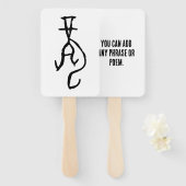 Prachtige Chinese Zodiac-Dragon#001- Handwaaier (Voorkant en achterkant)