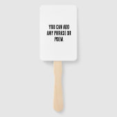 Prachtige Chinese Zodiac-Dragon#001- Handwaaier (Achterkant)