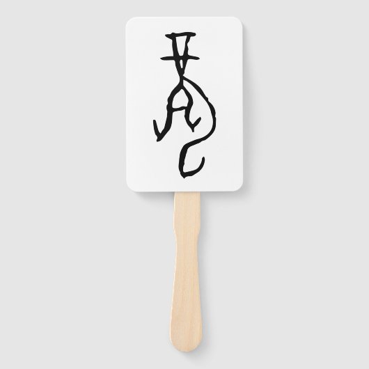 Prachtige Chinese Zodiac-Dragon#001- Handwaaier (Voorkant)