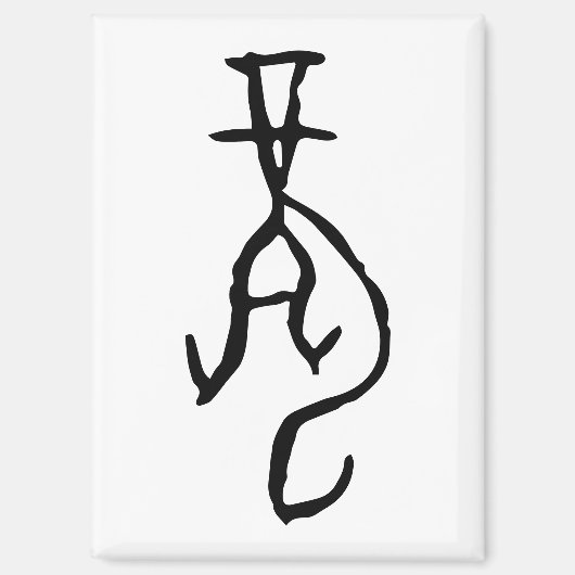 Prachtige Chinese Zodiac-Dragon#001- Magneet (Voorkant)