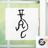 Prachtige Chinese Zodiac-Dragon-#001- Raamsticker (Huis)