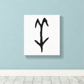 Prachtige Chinese Zodiac-Goat-#001- Canvas Afdruk (Insitu (Houten vloer))